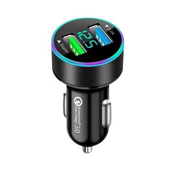 66W car charger super fast charging car suitable for Huawei mobile phone 40W car cigarette convert plug fast
