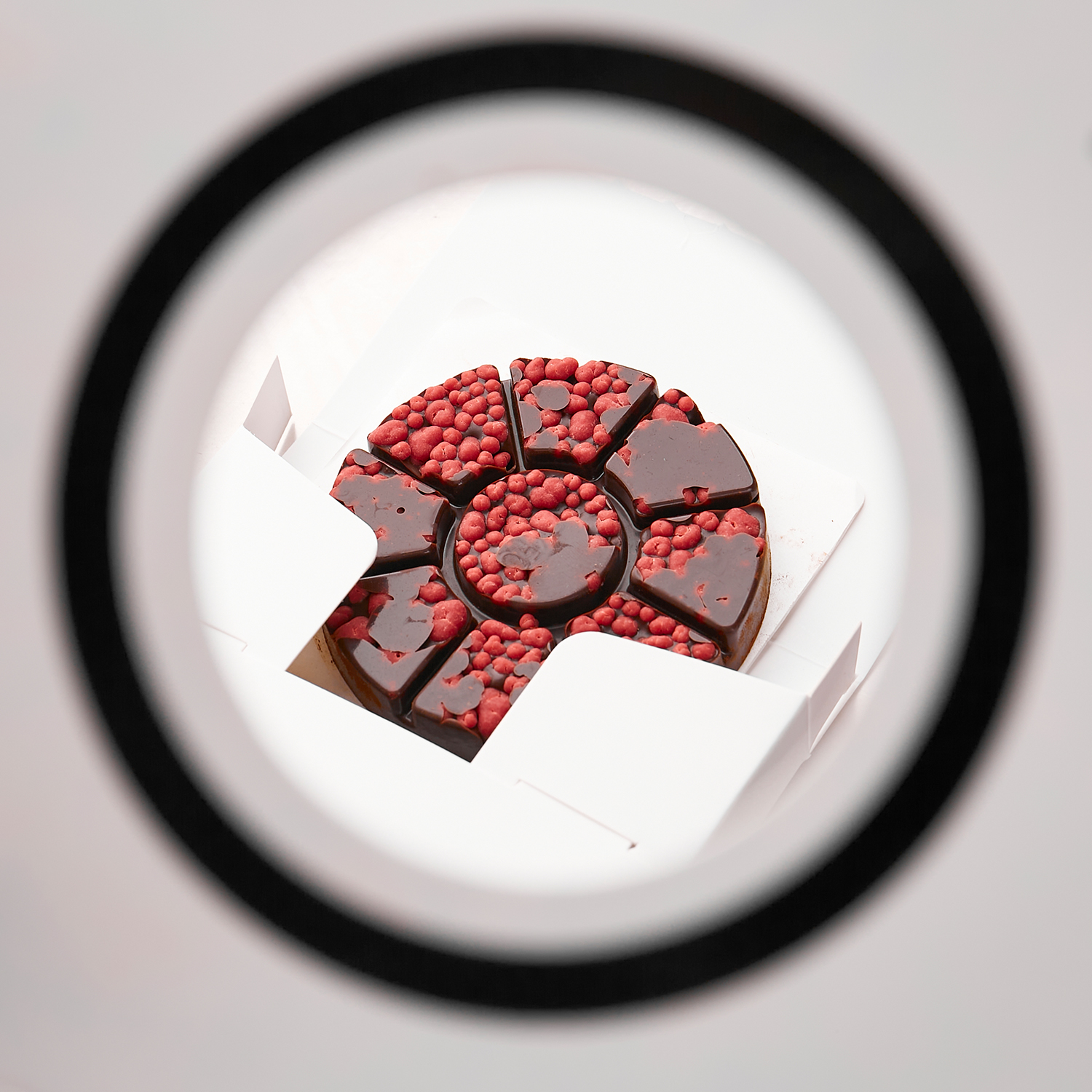 爆破草莓《起航》可可狐唱片巧克力 纯脂零食 情人节礼盒