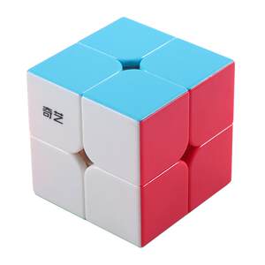 Qiyi solid color second -order Rubik's cube non -sticker version of smooth children's elementary school students competition for special puzzle toys