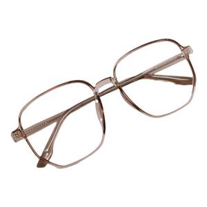 
Jiusen transparent anti-blue light myopia glasses frame for women with super light style with big face and slim face. Little internet celebrity 20002