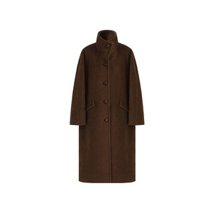 Fano Fano Maillard 52 alpaca wool coat for women 2025 autumn and winter high-end mid-length jacket