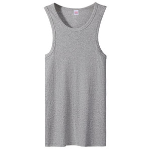 
Langsha men's vest pure cotton summer slim fit inner wear sweat-absorbent American sports fitness thin thick thread