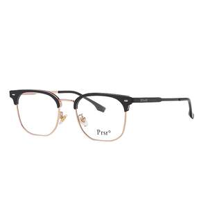 
Pasha glasses frame men's half eyebrow frame business glasses frame Zeng Shunxi's same style can be matched with myopia degree 86544