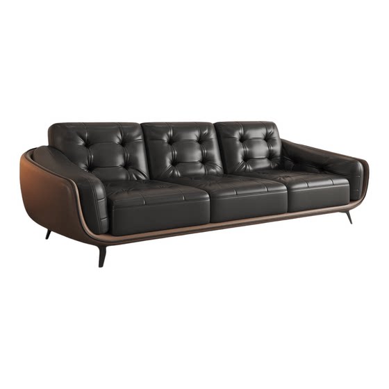 
Business office sofa reception hotel lobby seating area Italian modern four-seater sofa for sleeping