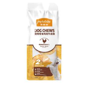 
McFoody Dog Snacks Teething Cow Leather Ring Large and Small Dog Pet Golden Retriever Chicken Breast Teddy 225g