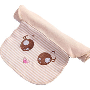 
Organic colored cotton sweat-absorbent towel for infants and young children 1-3 years old pure cotton children's sweat-absorbent towel plus baby colorful cotton pad sling