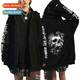 2022 Dark Skull Sweatshirt Mens  Womens Hoodie Gothic Couple