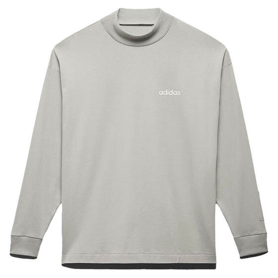 
Adidas men's spring new sportswear simple half turtleneck casual top long sleeve T-shirt IA3423