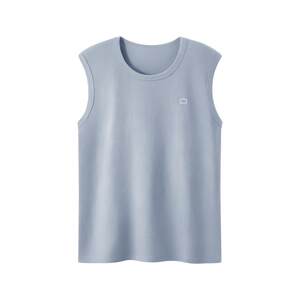 
Jiao Nei Mian Mian 301 Home Home Clothing Men's Seamless Vest Solid Color Top Old Man's Shirt Large Size Pure Cotton Pajamas