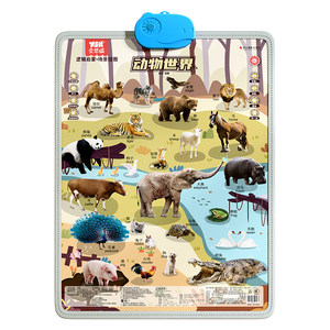 
Baby audio early education picture infant enlightenment point reading sound learning speech children learning cognition animal wall stickers