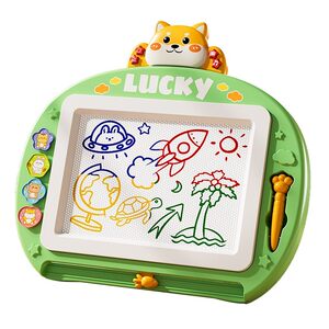 Children's drawing board for home use 1-3 years old baby 2 graffiti 5 magnetic drawing toys erasable large children's magnetic writing board