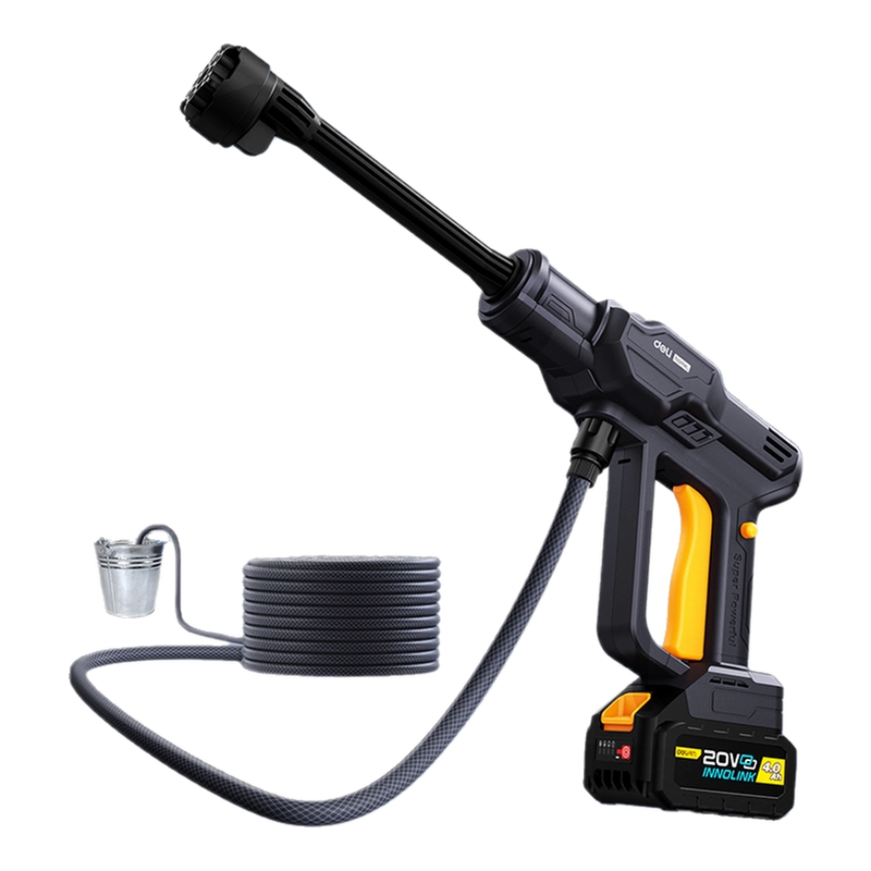 家庭用高压洗净機 得力2025新款洗车高压水枪家用无线锂电池清洗车机充电强增压神器