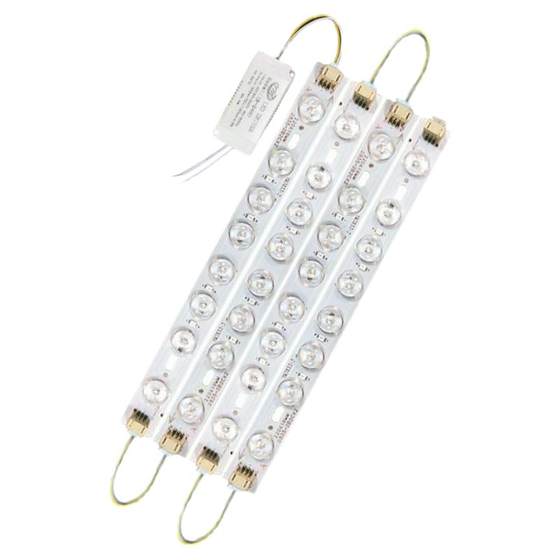 
Full spectrum lens three-color dimming LED long light bar living room ceiling lamp LED wick modification replacement light source light strip