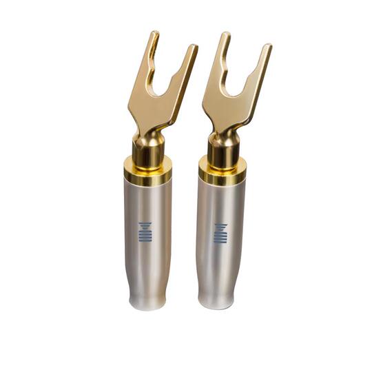 Qiilu fiche banane à souder 10 pièces fiche banane 2.5mm laiton plaqué
