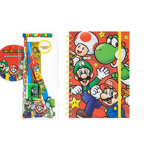 
Nintendo Genuine Super Mario Stationery Set A5 Pencil Gel Pen Bag Children's Holiday Gift