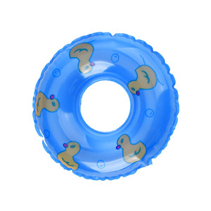 
Internet celebrity mini swimming circle children's water play toys without water soft glue little duck baby baby bath toys