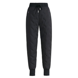 Yalu Middle -aged and Elderly down pants Men Wear Winter Winter Thicked Duck Poch Duck Wind and Cold Pants High -waisted warm cotton pants
