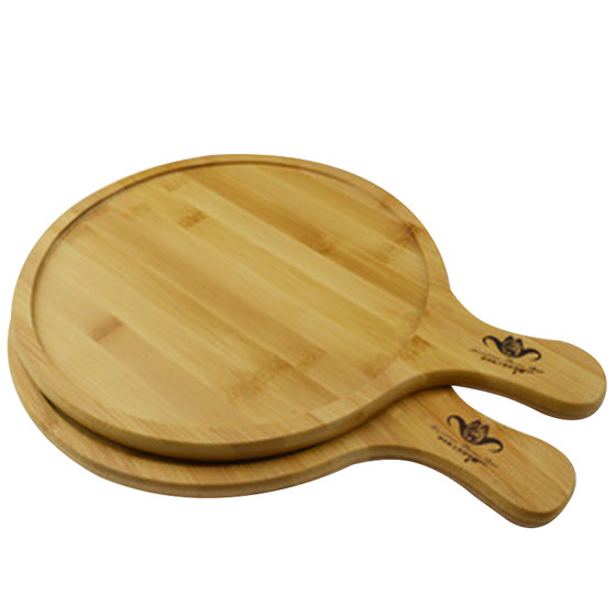 9 -inch pizza bottom pallet bamboo pizza board Pizza Pizza bamboo board groove 12 -inch Besteo

