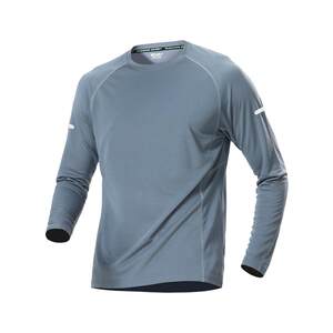
Sports long-sleeved T-shirt men's running quick-drying clothing autumn and winter sun protection bottoming tops fitness basketball training clothes sweat shirt