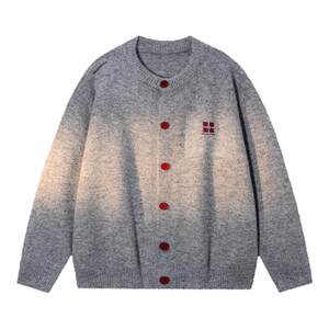 
[Same style as Hao Yiran Yunqi] MANYSTON American cardigan sweater men's spring and autumn knitted jacket top