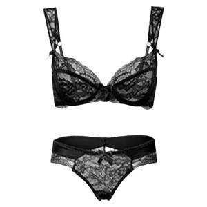 
Victoria Doberl sexy lace gathering underwear for women with big breasts and small thin pure and large size bra set