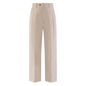 
[Machine washable and quick-drying] CULTUM casual high waist relaxing breathable suit wide-leg double pleated trousers same style for men and women