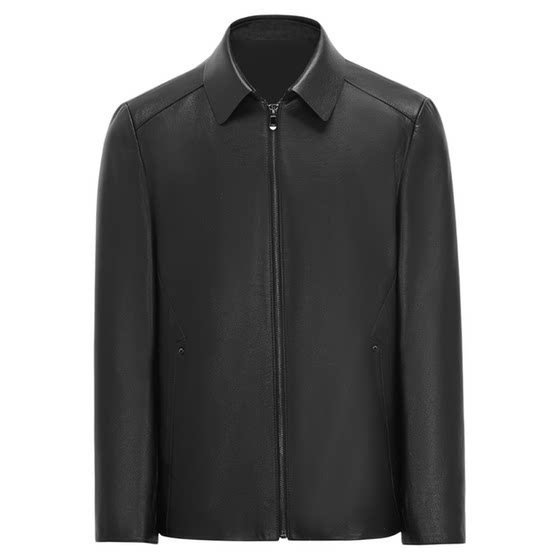 
Beast King 2025 New Autumn Cowhide Genuine Leather Men's Leather Jacket Casual Business Slim Lapel Leather Jacket