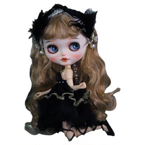 ICY DBS Little Cloth Doll Open Mouth Matte Rabbit Teeth Smiling Face RBL Hand drawn Makeup and Face Modification Finished Product Girl Gift