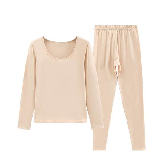 [2 sets 139] Fenteng pure cotton autumn clothes and autumn pants set with a base cotton sweater, all cotton large size thermal underwear for women in winter