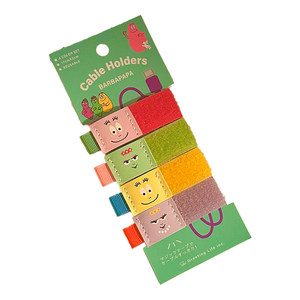 
Cute cartoon coco sauce data cable storage device Velcro cable tie cable processor organized computer cable headphone strap