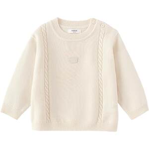 
Balabala baby knitted sweater for boys and girls, autumn and winter new baby bottoming sweater, pullover cardigan