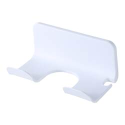 Hair dryer shelf without punching in bathroom hair dryer