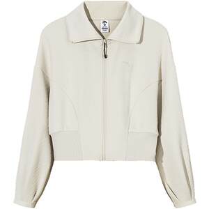 
ANTA Walking Jacket | Lazy style short casual stand collar jacket for women winter new texture embroidered cardigan