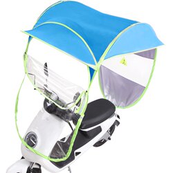 Electric car canopy sun protection rain cover safety motorcycle