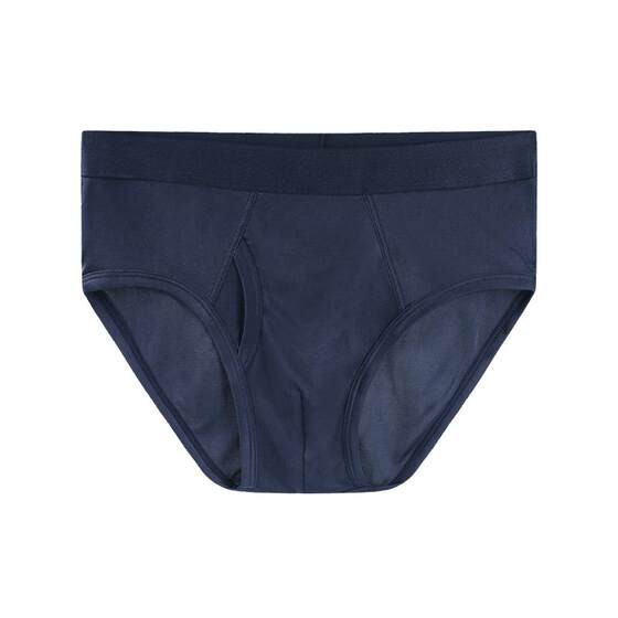 
Hengyuanxiang silk underwear men's thin breathable summer solid color silk pants mid-waist men's mulberry silk briefs
