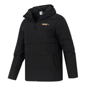 
PUMA Men's 2026 Spring New Sports Suit Hooded Down Jacket Warm Trousers and Sweatpants Two-piece Set