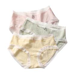 Cat man pure cotton women's briefs