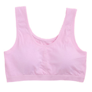 Increase the size of the student small vest without steel ring corset sports pure cotton girl junior high school student underwear bra