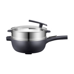 Supor electric wok household multi-functional cooking wok electric hot pot all-in-one electric cooking pot electric hot pot steaming and frying