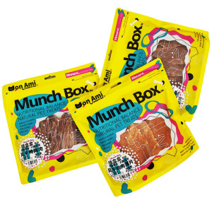 Nibble box cat air-dried chicken and duck jerky flakes pet dog snacks hypoallergenic duck breast air-drying process into puppies