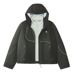 
FILA FUSION Fila trendy brand cotton two-piece set for women 2026 spring new fashion casual warm jacket