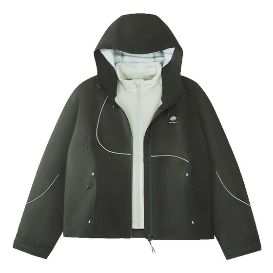 
FILA FUSION Fila trendy brand cotton two-piece set for women 2026 spring new fashion casual warm jacket