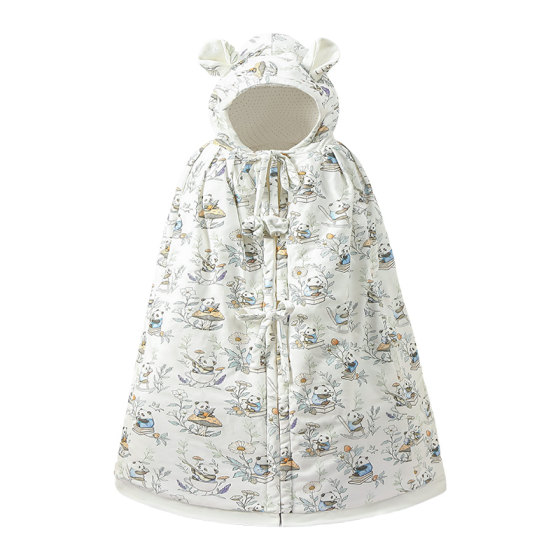 
110cm long baby outing cloak pure cotton spring and autumn windproof men's and women's baby children's cloak coat supplies