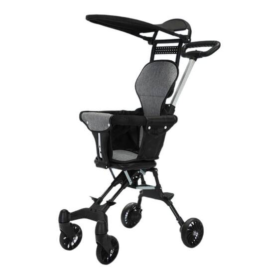 Walking artifacts lightly can be folded, you can take a slip -down baby car baby four -wheel simple one -click folding baby cart
