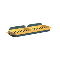 Double row soap dish soap storage rack