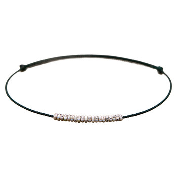 
Putuo Mountain pure silver broken silver several taels red rope bracelet