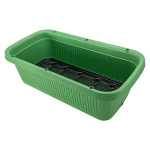 
Balcony vegetable pot special box special pot outdoor flower pot rectangular lazy planting pot household large vegetable pot