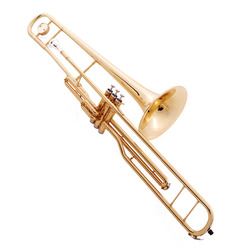 Ji Er's New Beginner Professional Playing Gold Drawstring Jrc-e120 Marching B Flat Key Piston Trombone Instrument