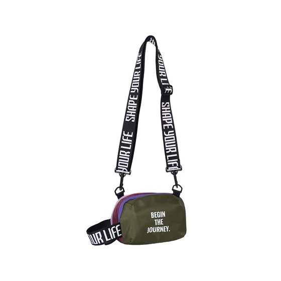 
Depart immediately as soon as possible, one-shoulder crossbody storage bag lightweight color-blocking casual outdoor travel multi-purpose small bag backpack
