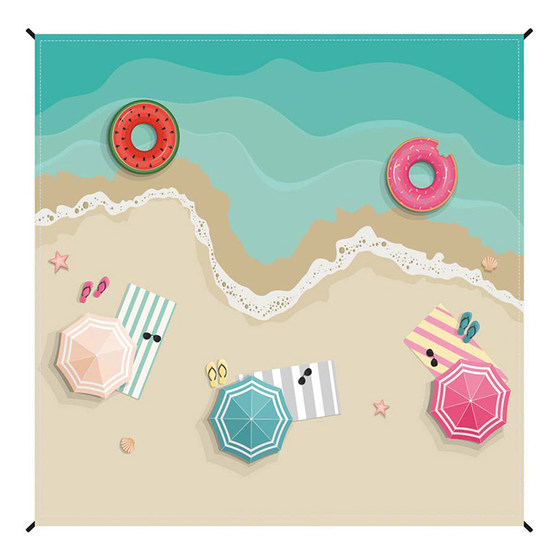 
Beach mats, waterproof and sandproof cushions, portable beach floor mats, picnic cloth, moisture-proof beach towels, ultra-light blankets